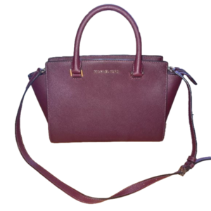Maroon Michael Kors Purse